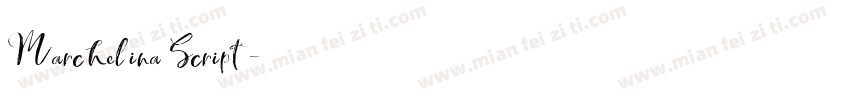 Marchelina Script字体转换